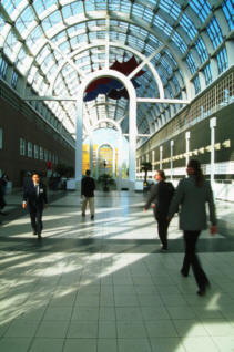 Passage mit Glasdach